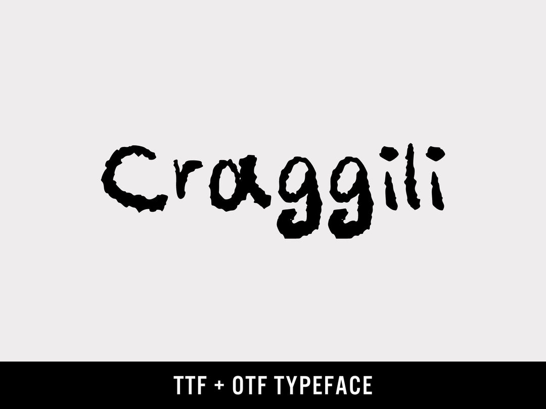 Ransom Note Font OTF TTF | Horror Halloween Messy Cut Paste Letters | Cricut Silhouette | Digital Download