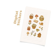 Cottagecore Goodnotes SVG Cut File – Cricut & Silhouette Clipart