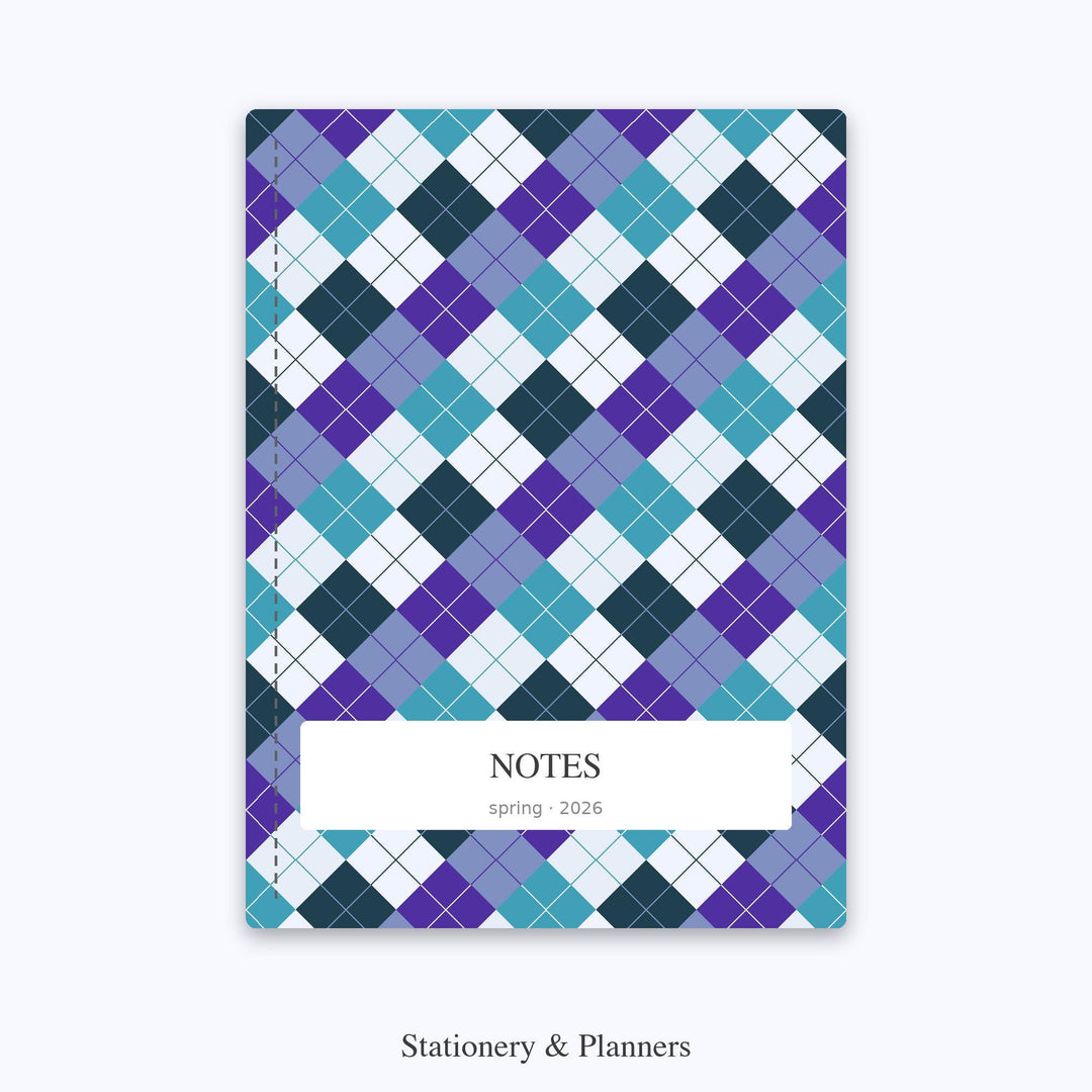 Ambient Interface Argyle Digital Paper for Modern Craft Projects, Seamless Calm Diamond Check for Fabric Printing and Scrapbooking