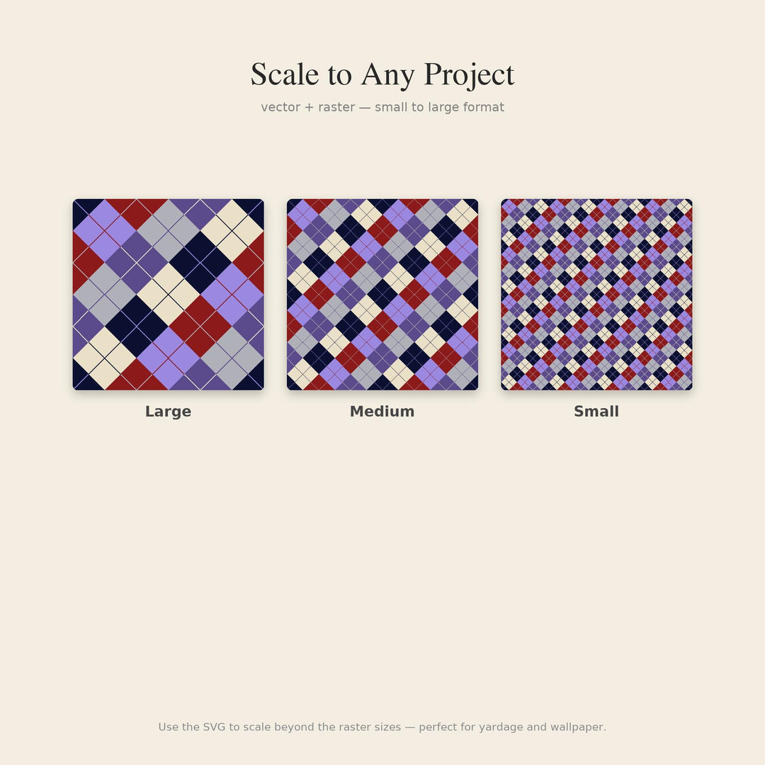 Arcane Ritual Argyle Digital Paper for Witchy Craft Projects, Seamless Occult Diamond Grid for Fabric and Scrapbooking