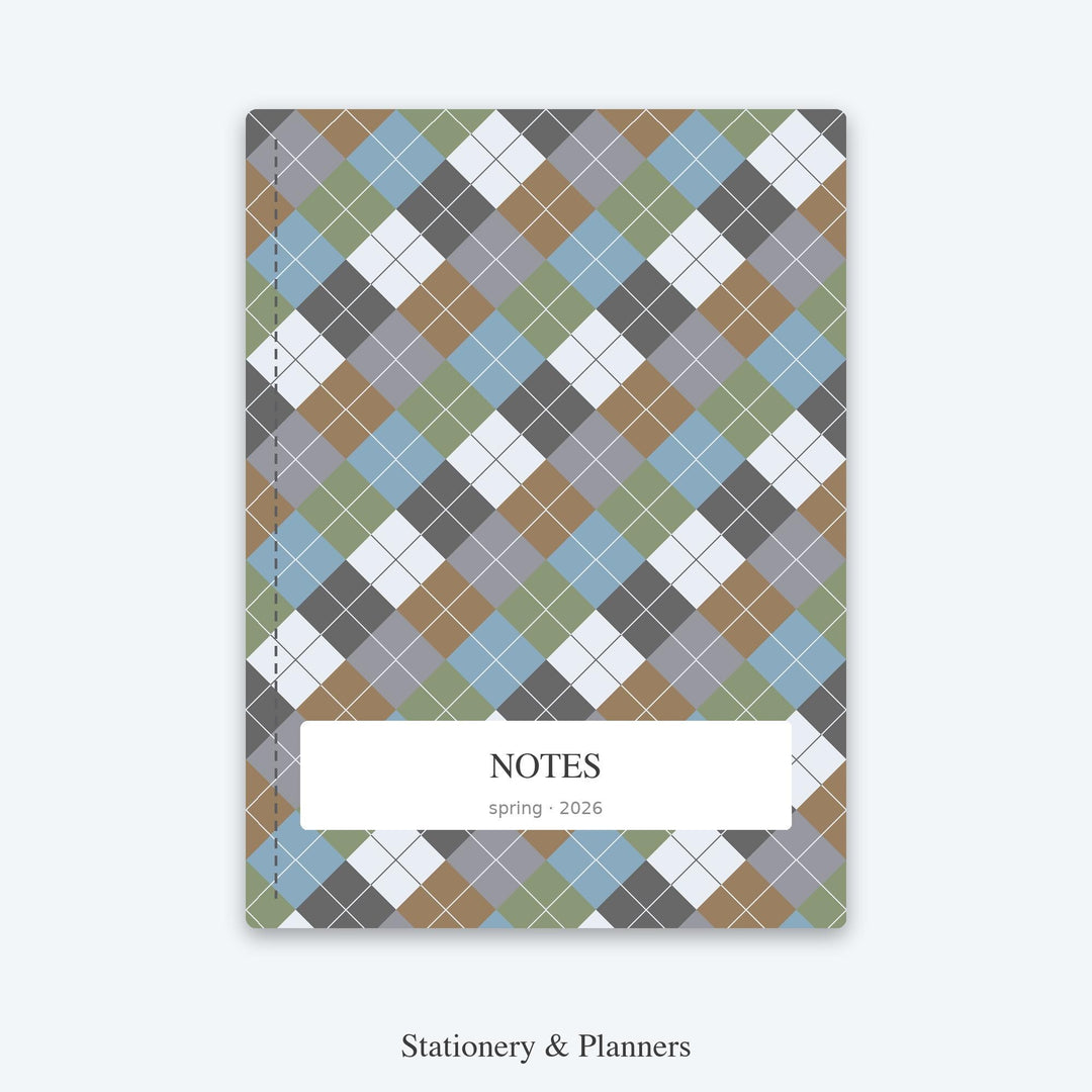 Arctic Tundra Argyle Digital Paper for Winter Craft Projects, Seamless Icy Diamond Check for Fabric Printing and Scrapbooking