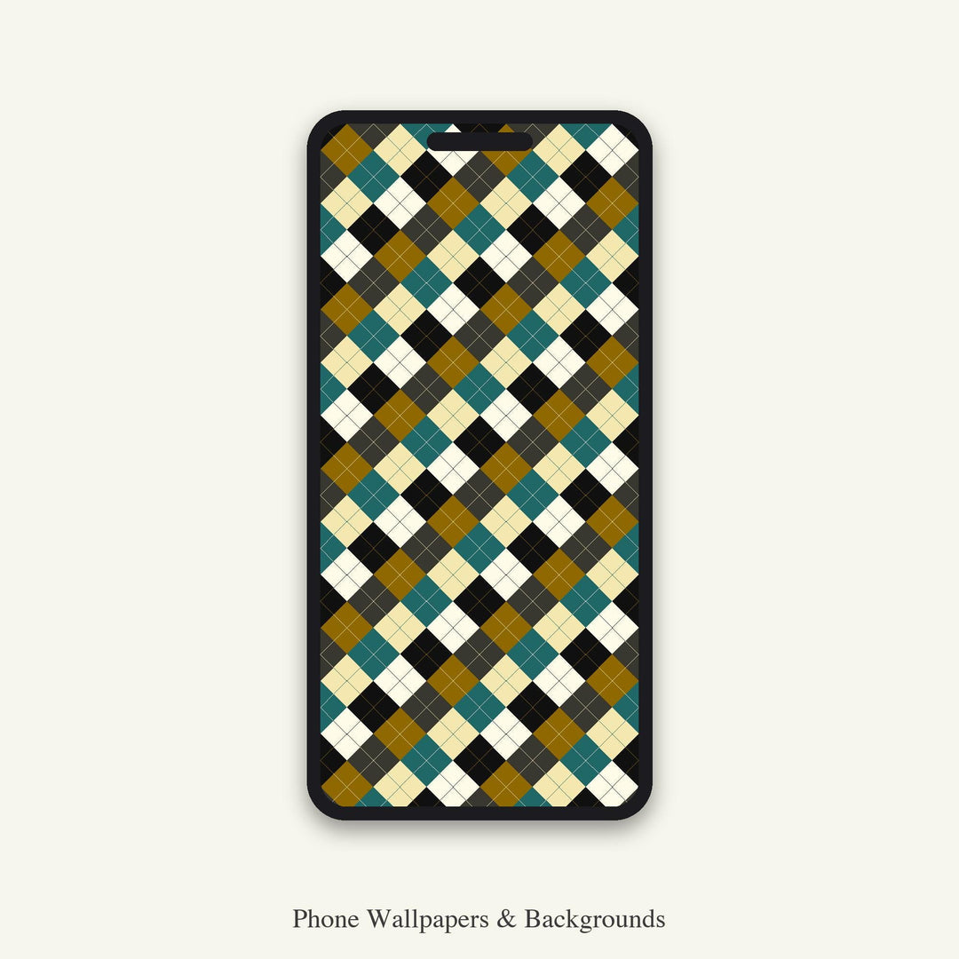 Art Deco Gold Argyle Digital Paper for Gatsby Party Crafts, Seamless Glam Diamond Check for Fabric, Scrapbooking and Gift Wrap