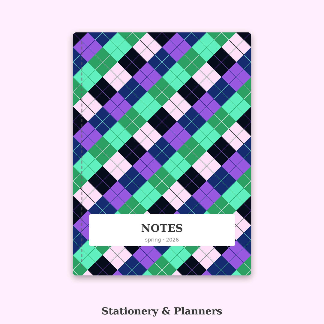 Aurora Borealis Argyle Seamless Pattern | Multi-Color Digital Paper (Digital Download)