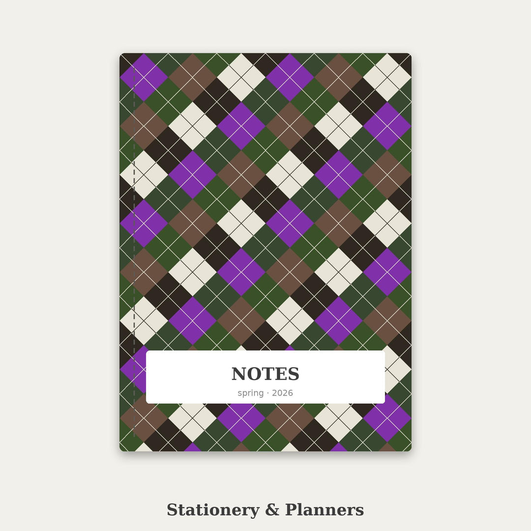 Bog Witch Argyle Digital Paper for Witchy Craft Projects, Seamless Mossy Diamond Check for Fabric and Scrapbooking