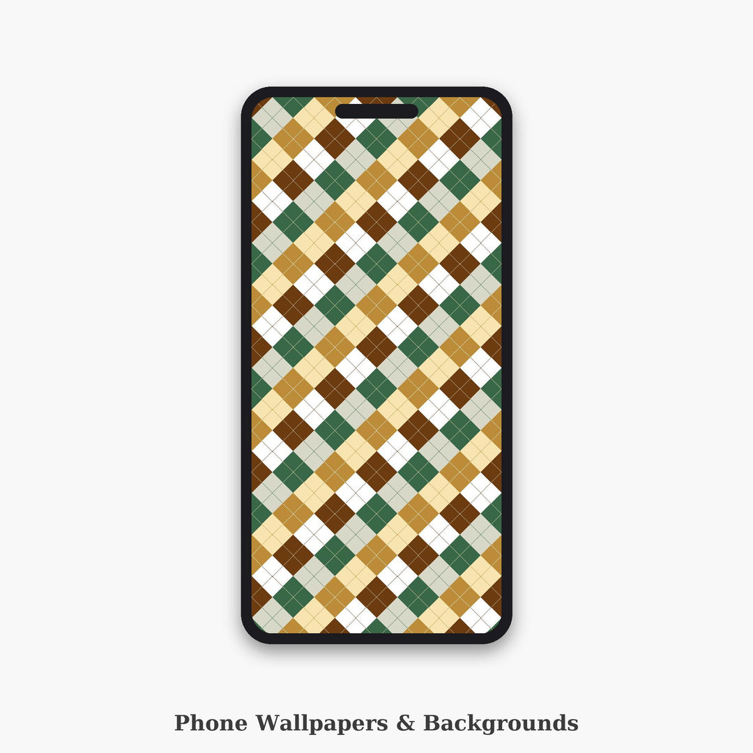 Bronze Argyle Seamless Pattern | Multi-Color Bronze Age Argyle | .png .jpg .svg .pdf .pat | Digital Paper | Fabric & Surface Design