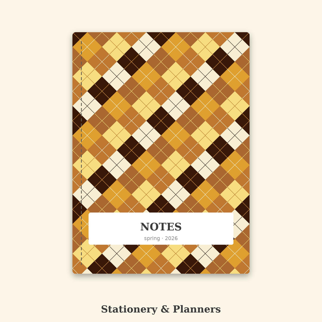 Butterscotch Argyle Seamless Pattern | Digital Paper, Fabric Design (png, jpg, svg, pdf, pat)