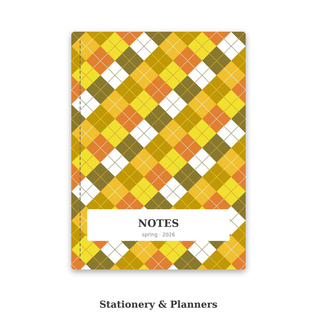 Citrine Argyle Seamless Pattern | Multi-Color Fabric Design (Digital Download)