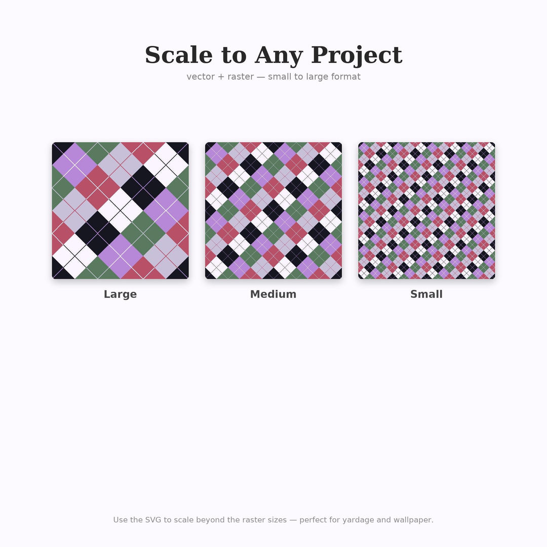 Crystal Argyle Seamless Pattern | Multi-Color Crystal Witch Altar Argyle | .png .jpg .svg .pdf .pat | Digital Paper