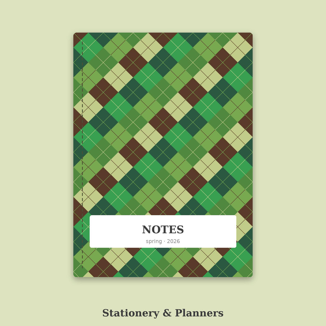 Emerald Fen Argyle Seamless Pattern | Multi-Color Digital Paper (Digital Download)