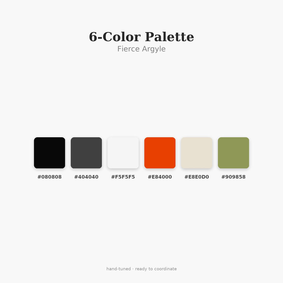 Fierce Argyle Seamless Pattern | Multi-Color Fierce Argyle | .png .jpg .svg .pdf .pat | Digital Paper | Fabric & Surface Design