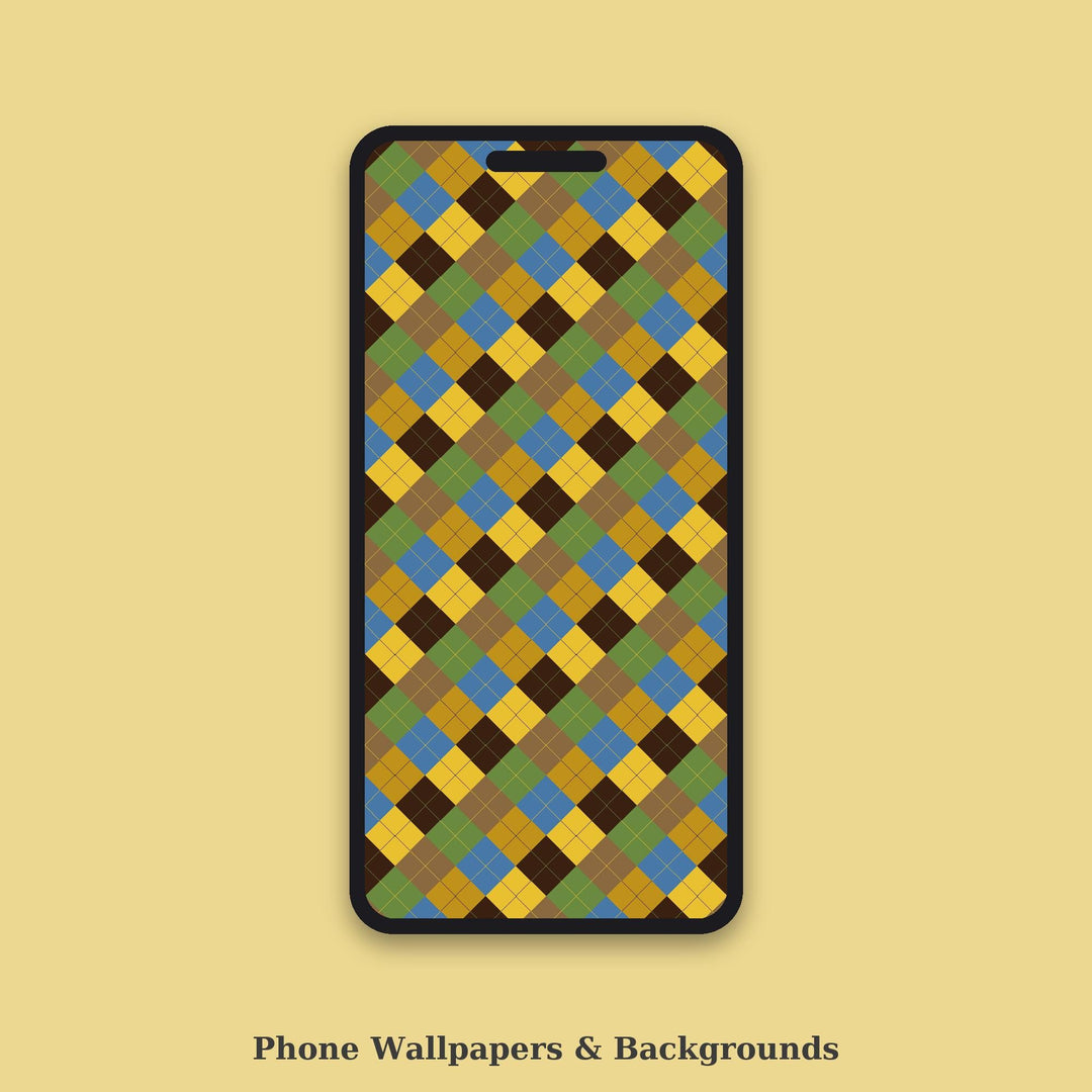 Floodplain Gold Argyle Seamless Pattern | Fabric & Surface Design (Digital Download)