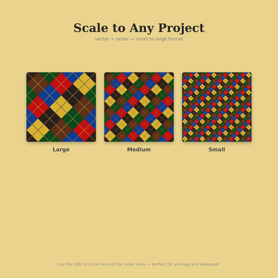 Folk Argyle Seamless Pattern | Multi-Color Folk Art Argyle | .png .jpg .svg .pdf .pat | Digital Paper | Fabric & Surface Design
