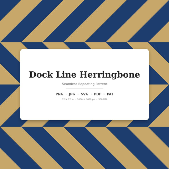 Dock Herringbone Seamless Pattern | Multi-Color Dock Line Herringbone | .png .jpg .svg .pdf .pat | Digital Paper | Fabric & Surface Design