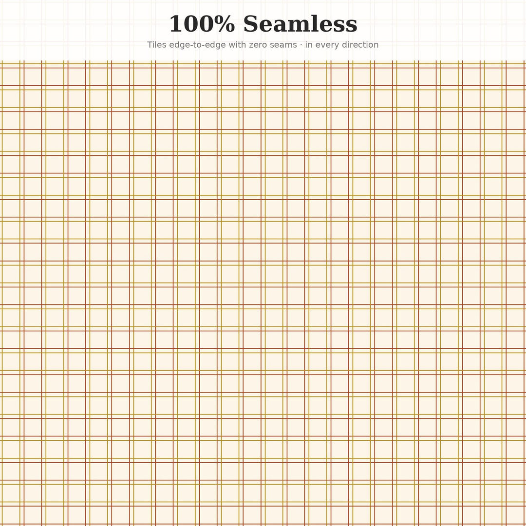 Turkey Tattersall Seamless Pattern | Multi-Color Turkey Trot Tattersall | .png .jpg .svg .pdf .pat | Digital Paper | Fabric & Surface Design