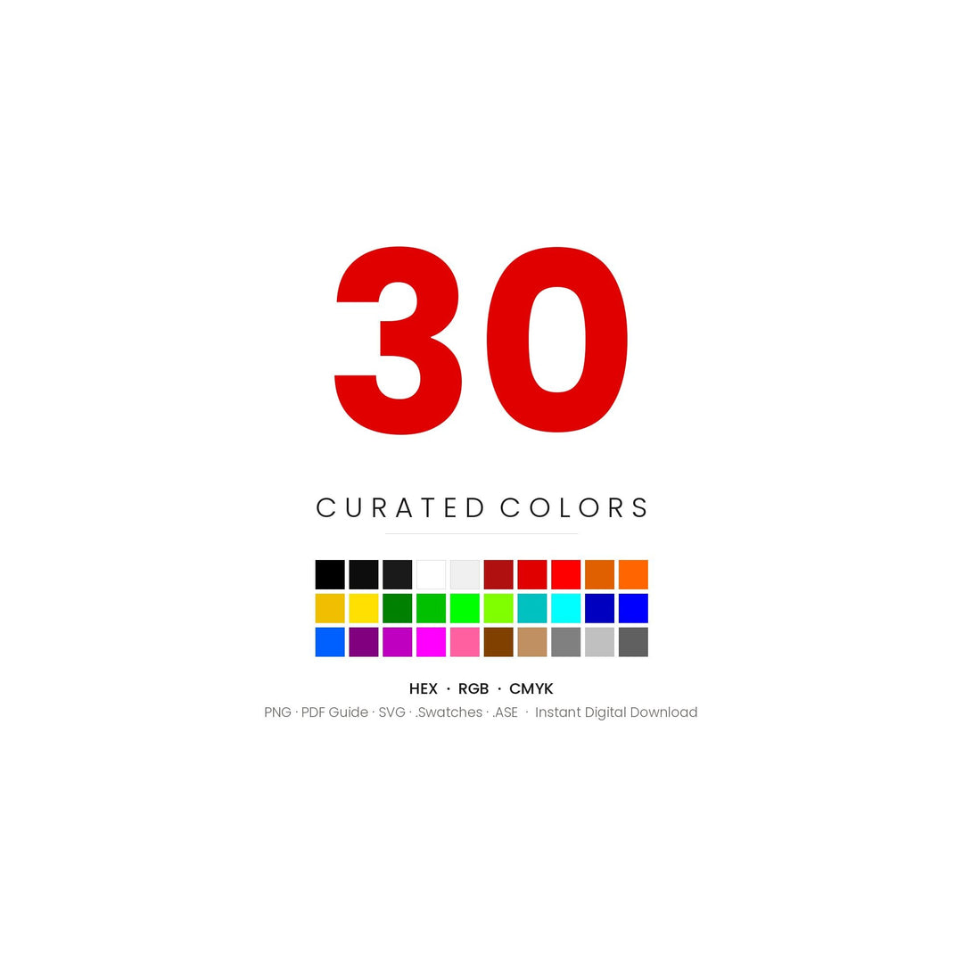 8-Bit Arcade Color Palette | Procreate, ASE Swatches (Digital Download)