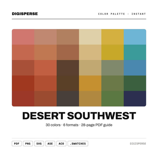 Desert Southwest color palette — main preview