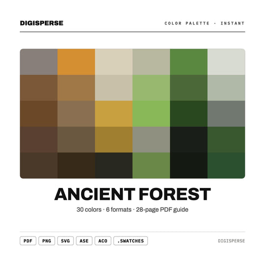 Ancient Forest color palette — main preview
