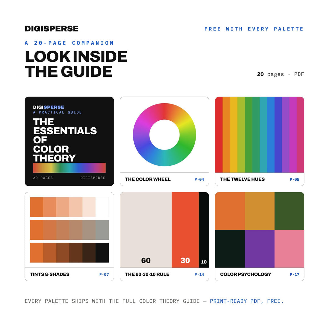 Everglades Dusk Color Palette | 30 Nature Hues, Procreate, ASE (Digital Download)
