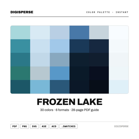 Frozen Lake color palette — main preview