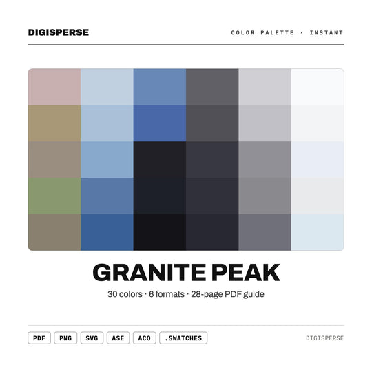 Granite Peak color palette — main preview