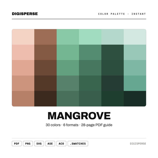 Mangrove color palette — main preview