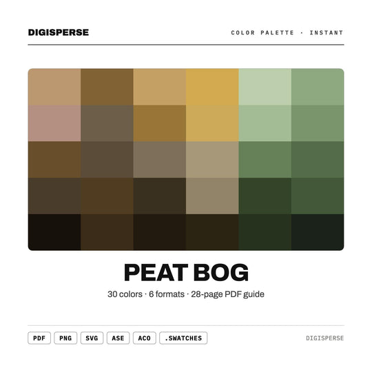 Peat Bog color palette — main preview