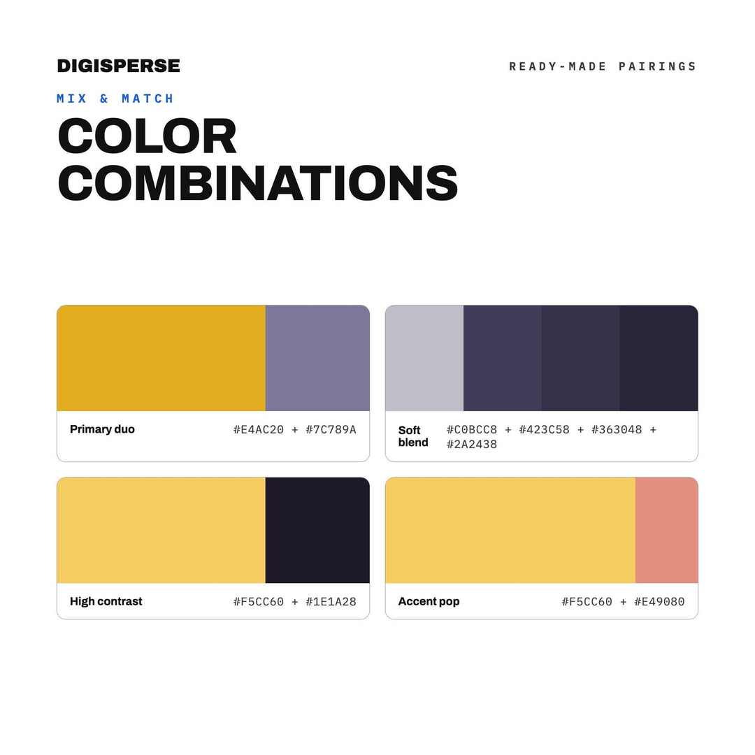 Evening Fog Color Palette | 30 Colors | Hex RGB CMYK | Color Guide | Procreate Swatches + ASE | Digital Download