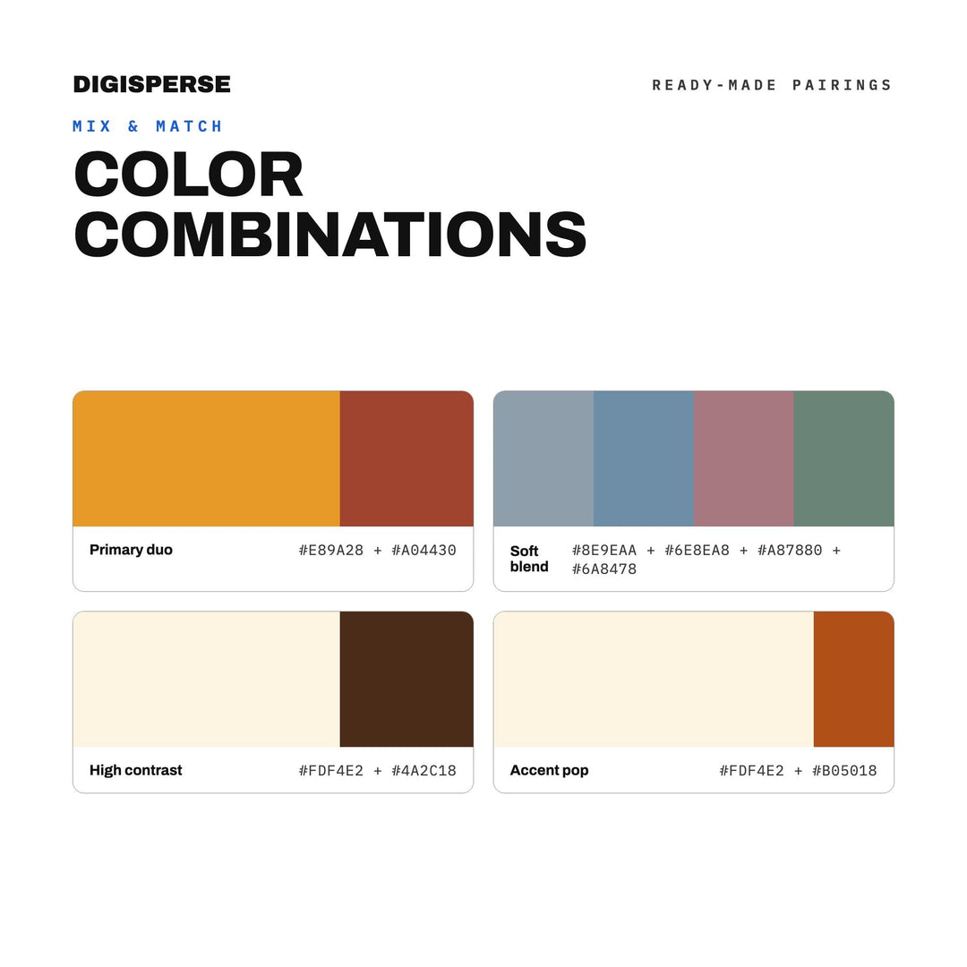 Indian Summer Color Palette | 30 Colors | Hex RGB CMYK | Color Guide | Procreate Swatches + ASE | Digital Download