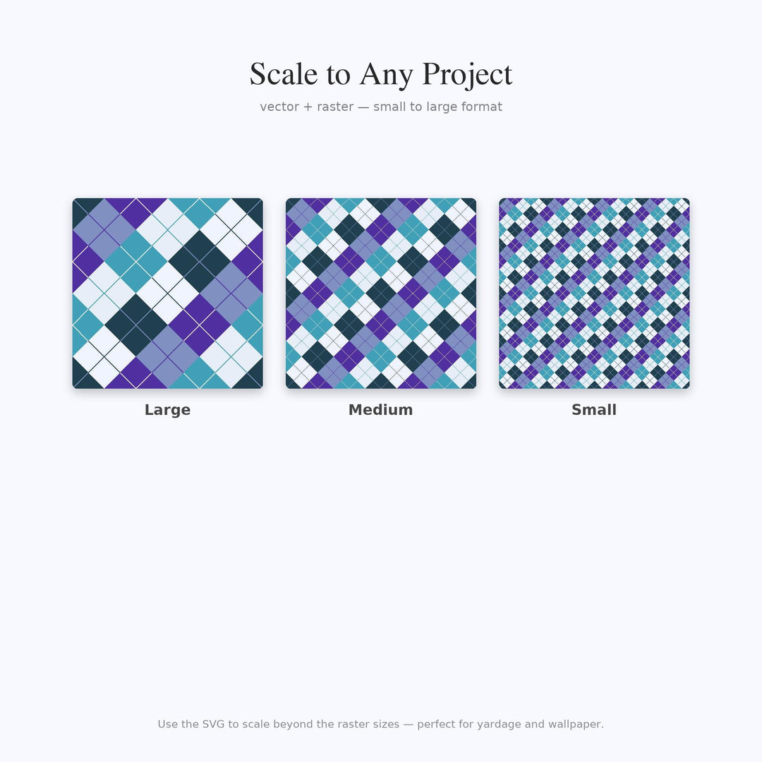 Ambient Interface Argyle Digital Paper for Modern Craft Projects, Seamless Calm Diamond Check for Fabric Printing and Scrapbooking