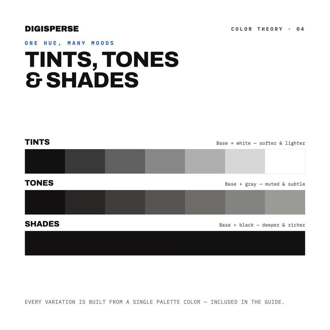 Deep Indigo Color Palette for Lettering Art and Elegant Stationery Branding, 30 Calligraphy Ink Hues, Procreate Swatches, Hex Codes