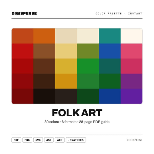 Folk Art color palette — main preview