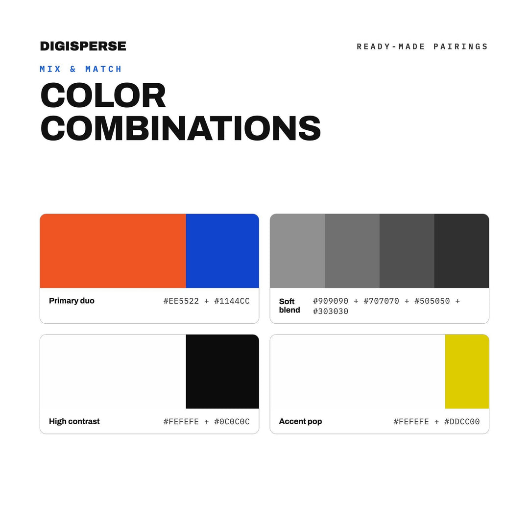 Kinetic Art Color Palette | 30 Colors, HEX, RGB, CMYK (Digital Download)