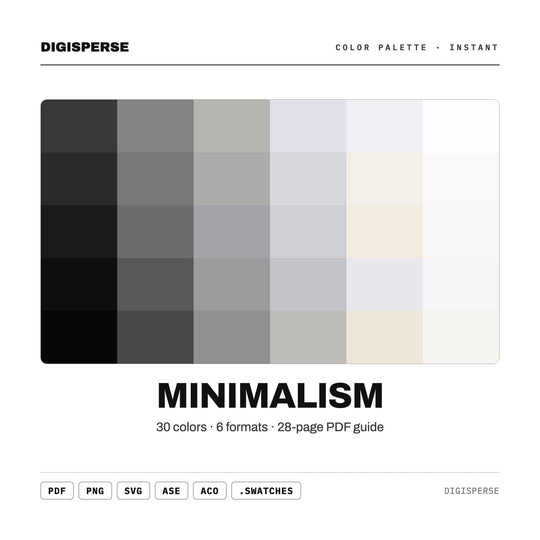 Minimalism color palette — main preview