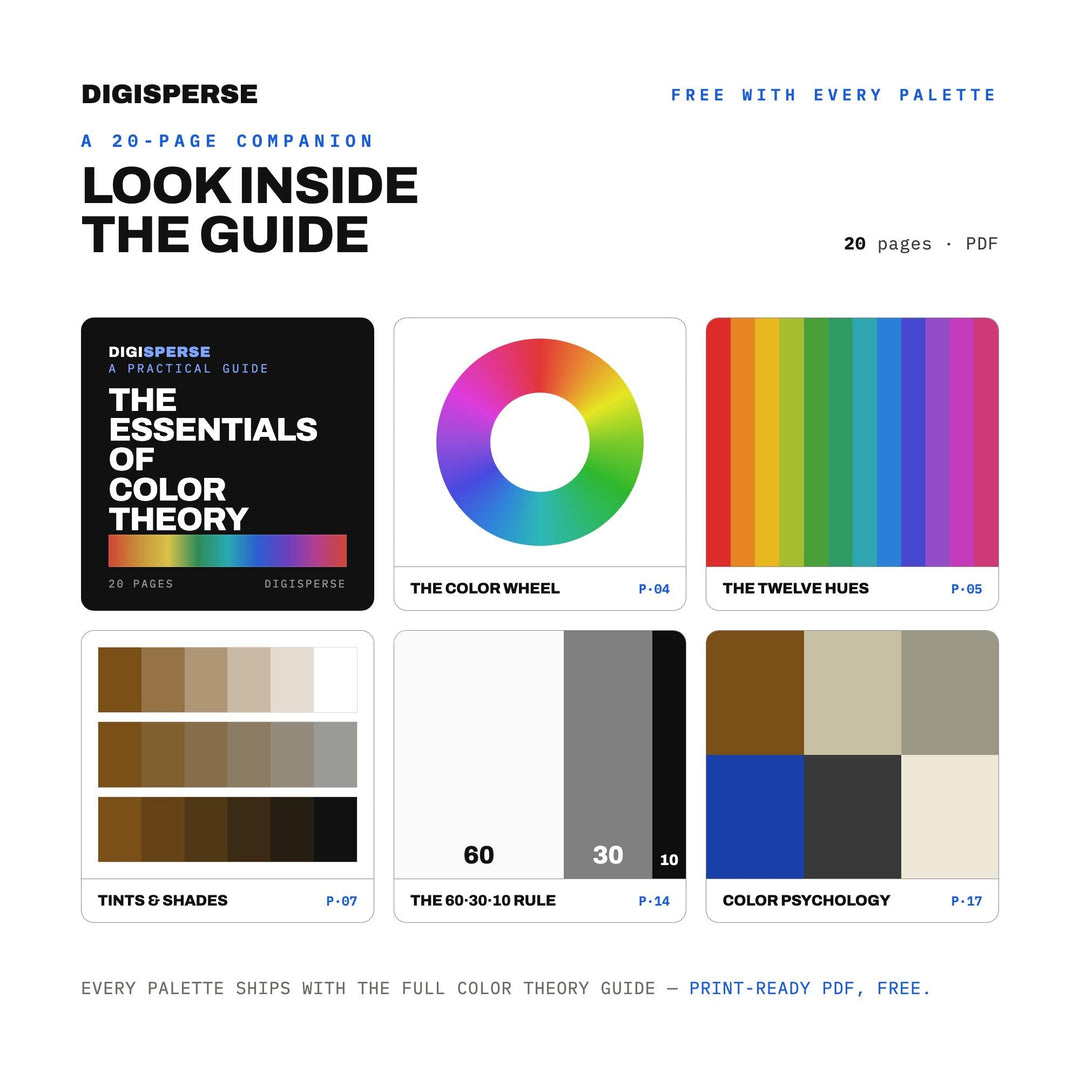 Clean Minimal Color Palette for Mid Century Design Art and Architecture Branding, 30 Modernist Hues, Procreate Swatches, Hex Codes