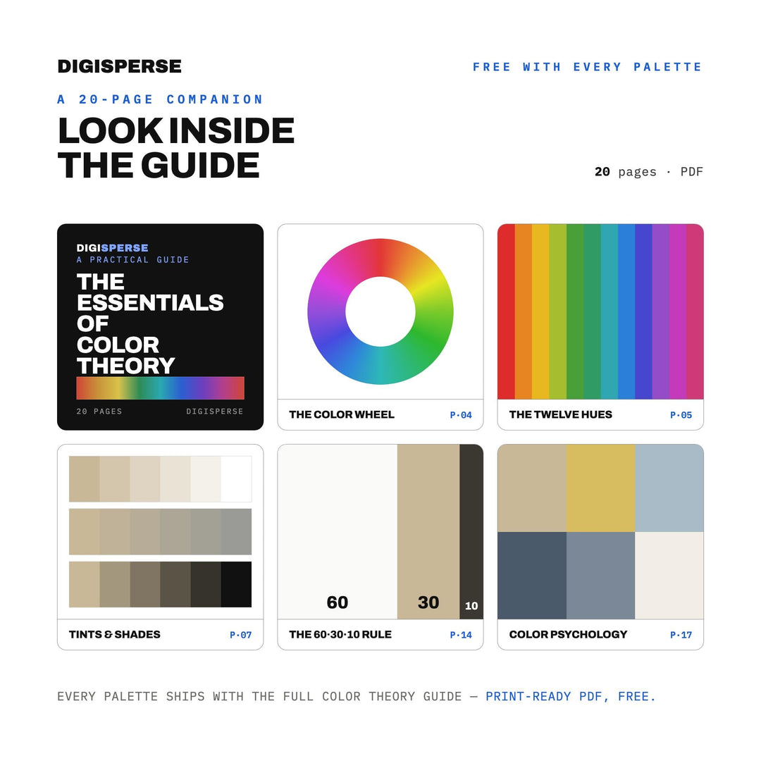 Blue Cheese Color Palette | 30 Colors | Hex RGB CMYK | Color Guide | Procreate Swatches + ASE | Digital Download