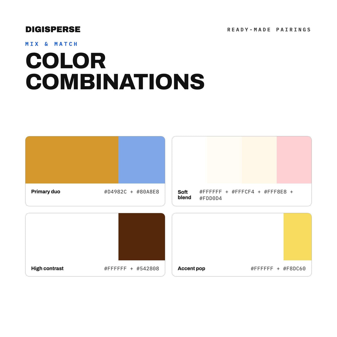 Ice Cream Parlor Color Palette | 30 Retro Sweet Colors (Digital Download)