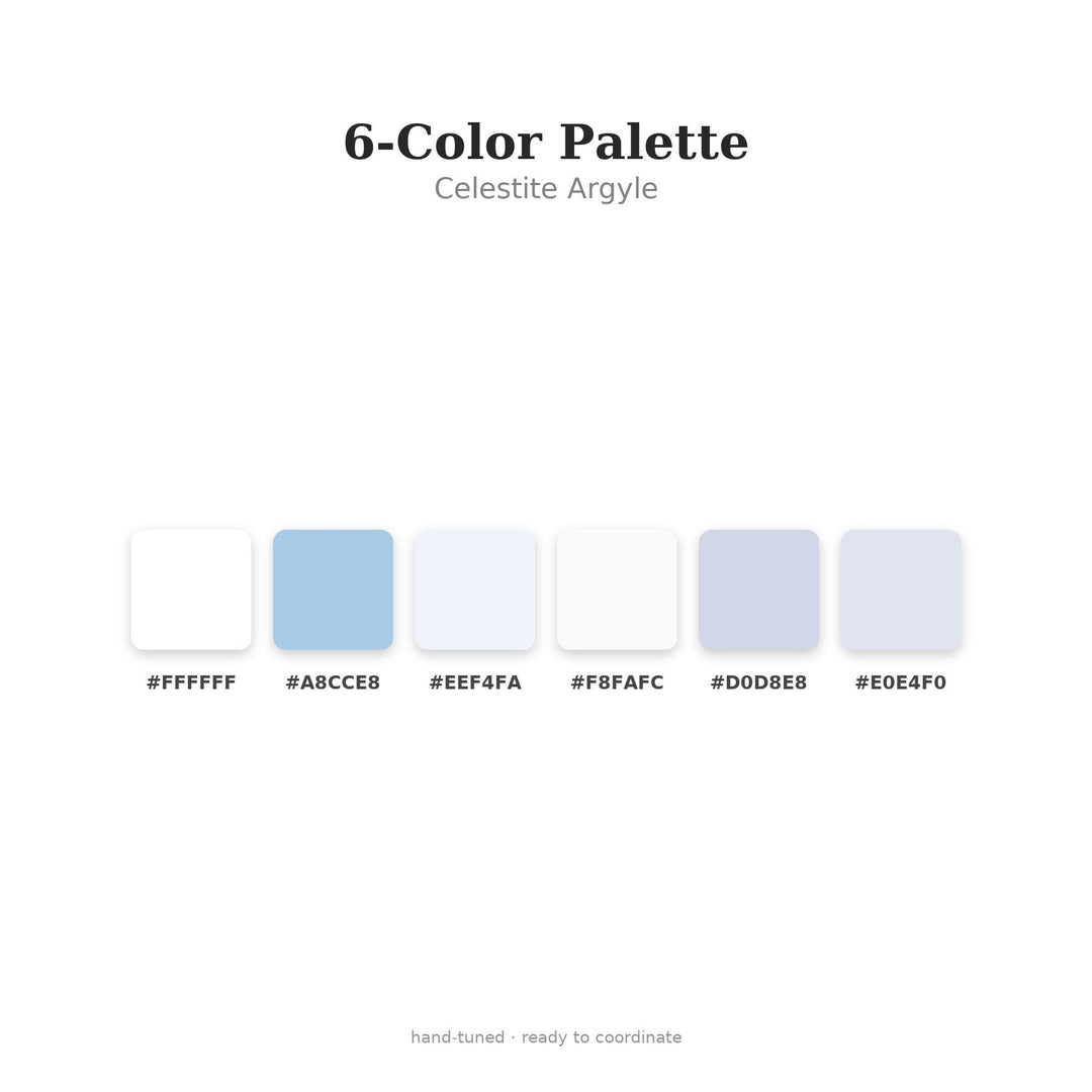 Celestite Argyle Seamless Pattern | Multi-Color Celestite Argyle | .png .jpg .svg .pdf .pat | Digital Paper | Fabric & Surface Design