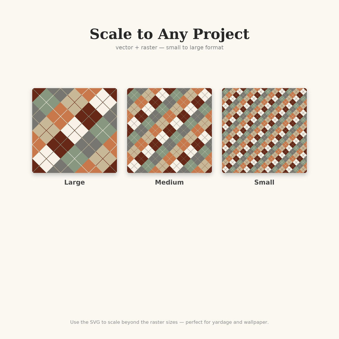 Ceramic Argyle Seamless Pattern | Multi-Color Ceramic Studio Morning Argyle | .png .jpg .svg .pdf .pat | Digital Paper