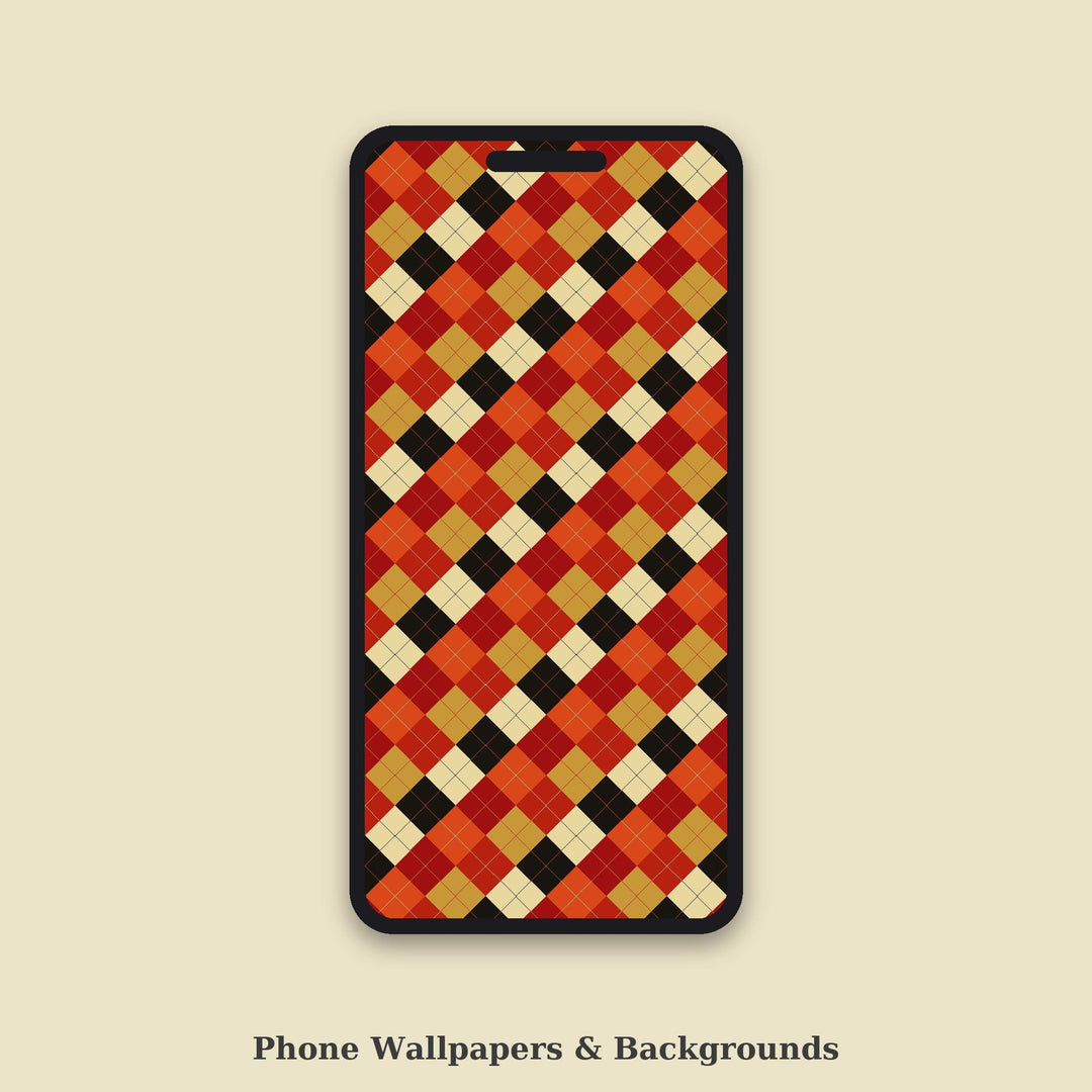 Chili Argyle Seamless Pattern | Multi-Color Chili Crisp Jar Argyle | .png .jpg .svg .pdf .pat | Digital Paper | Fabric & Surface Design