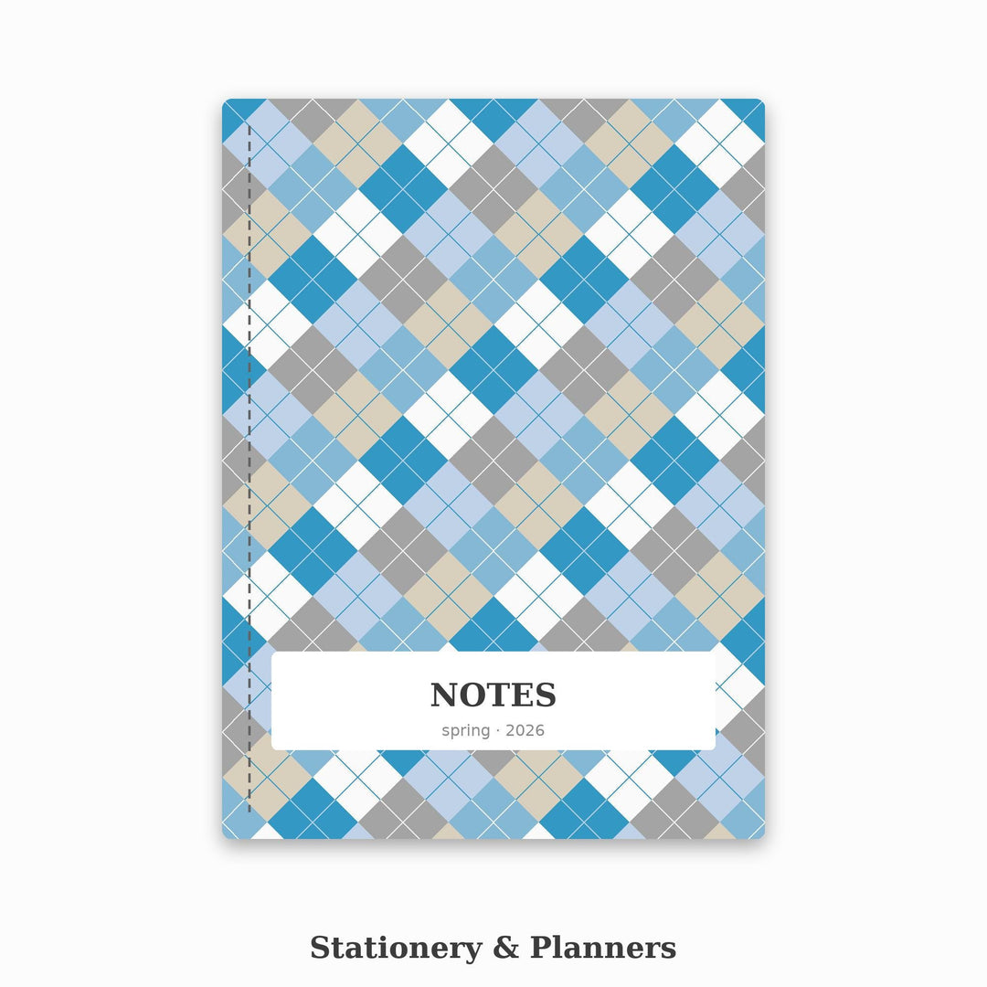 Cloud Atlas Argyle Seamless Pattern | Multi-Color Fabric Design (Digital Download)