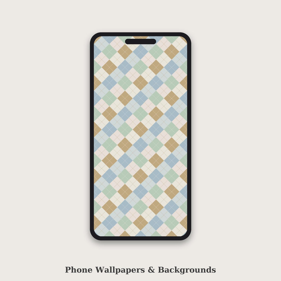 Coastal Argyle Seamless Pattern | Multi-Color Coastal Grandmother Argyle | .png .jpg .svg .pdf .pat | Digital Paper