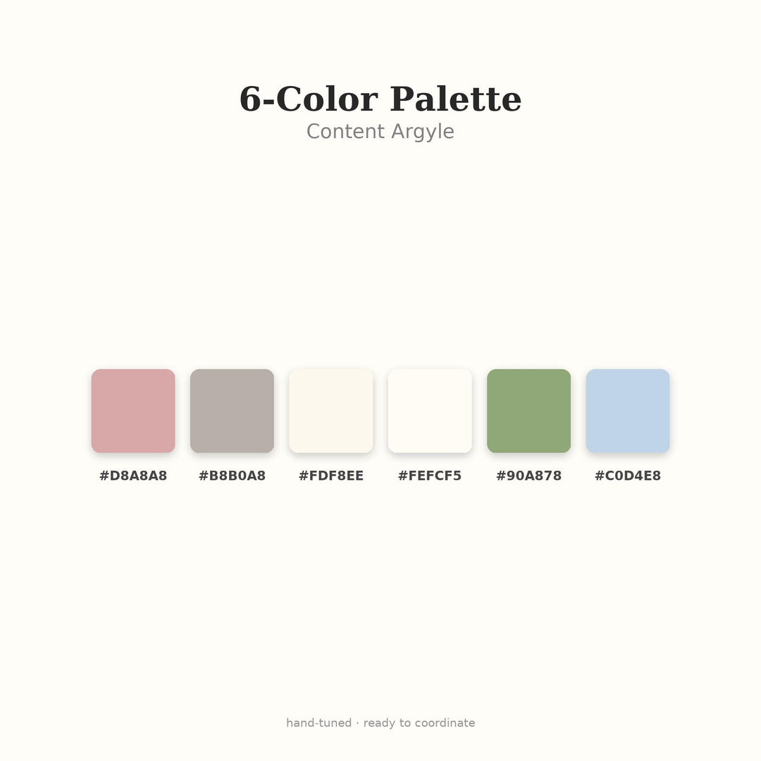 Content Argyle Seamless Pattern | Multi-Color Content Argyle | .png .jpg .svg .pdf .pat | Digital Paper | Fabric & Surface Design