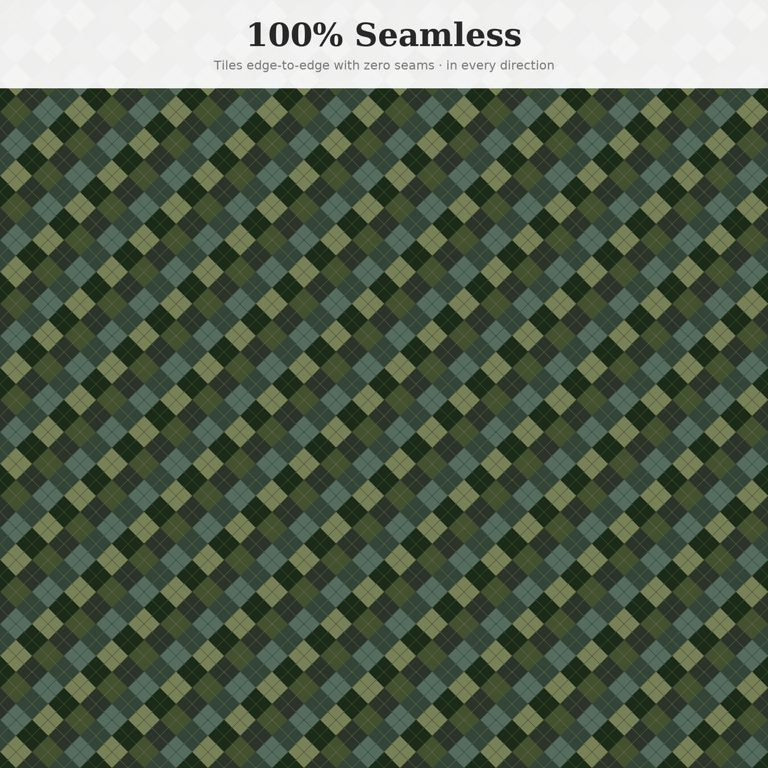 Cyclone Argyle Seamless Pattern | Multi-Color Cyclone Argyle | .png .jpg .svg .pdf .pat | Digital Paper | Fabric & Surface Design
