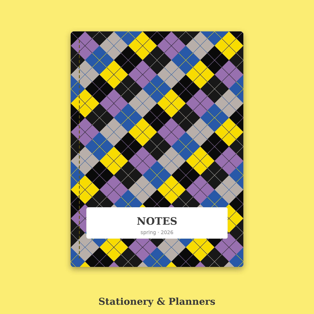 Dadaism Argyle Seamless Pattern | Multi-Color Fabric Design (Digital Download)