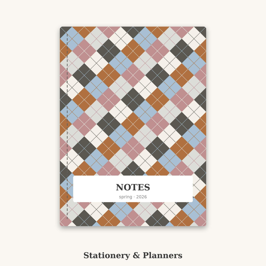 Danish Modern Argyle Seamless Pattern | Multi-Color Fabric Design (Digital Download)
