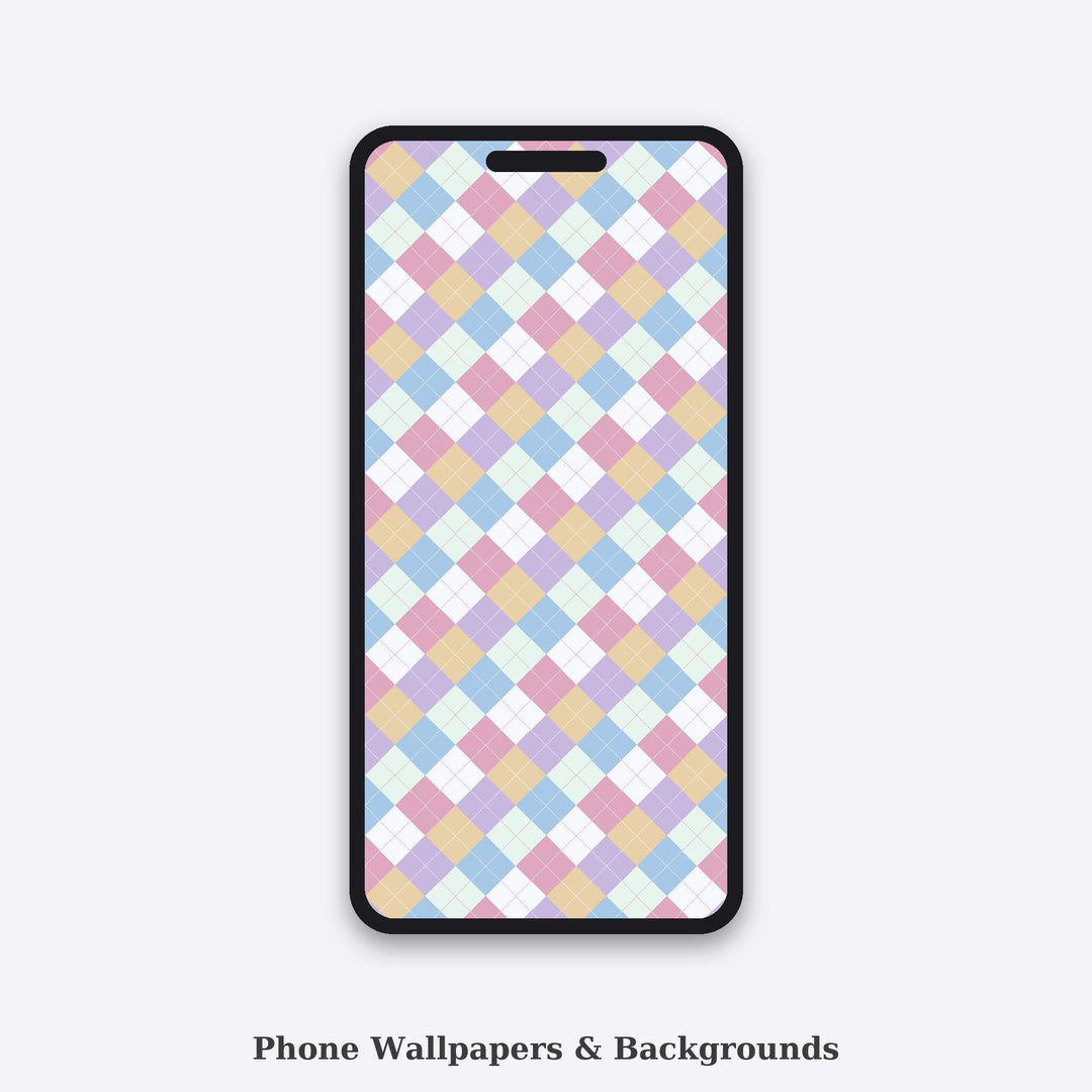 Dream Argyle Seamless Pattern | Multi-Color Dream Pop Argyle | .png .jpg .svg .pdf .pat | Digital Paper | Fabric & Surface Design