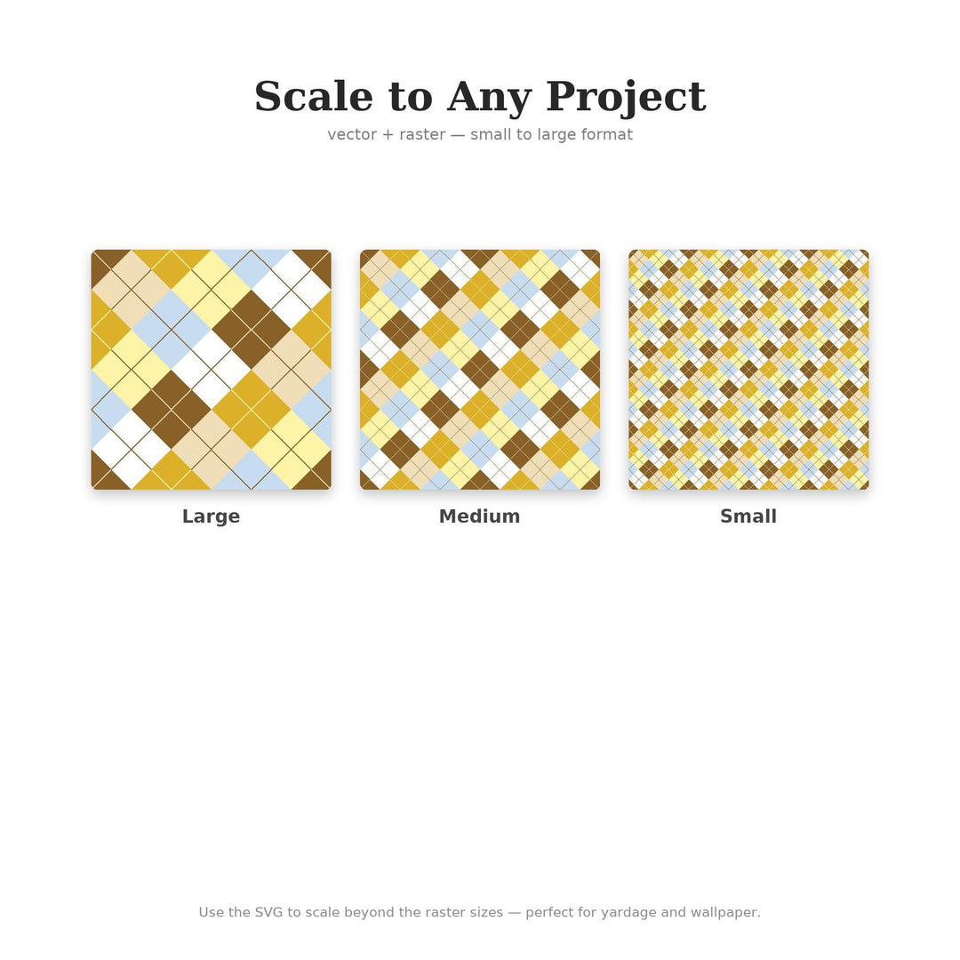 Dubai Gold Argyle Seamless Pattern | Fabric, Surface Design (Digital Download)