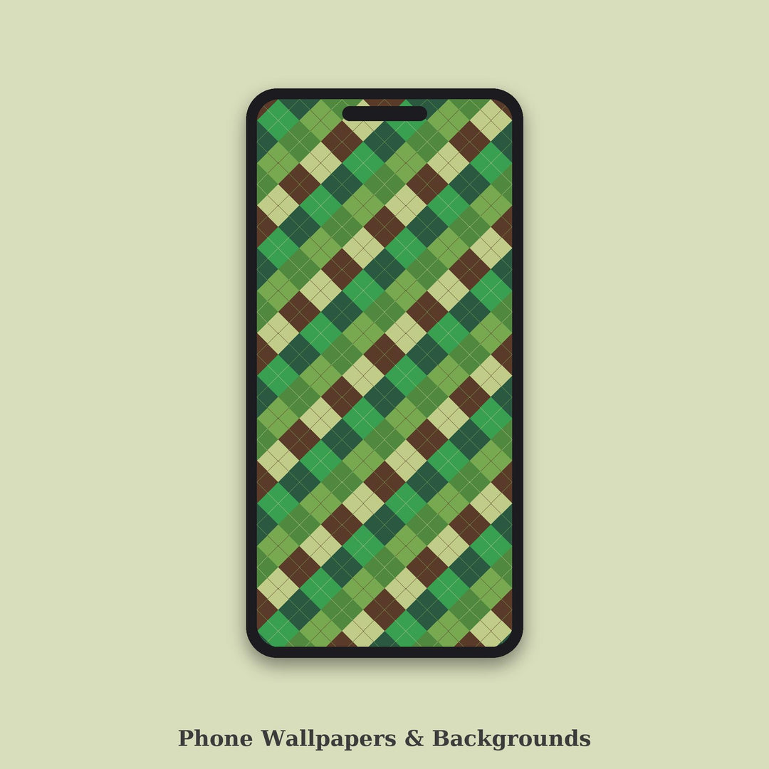 Emerald Fen Argyle Seamless Pattern | Multi-Color Digital Paper (Digital Download)