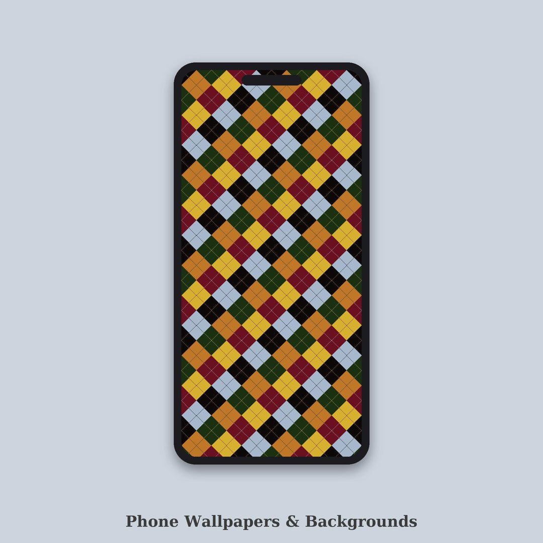 1920s Speakeasy Argyle Digital Paper for Gatsby Craft Projects, Seamless Deco Diamond Grid for Fabric and Scrapbooking