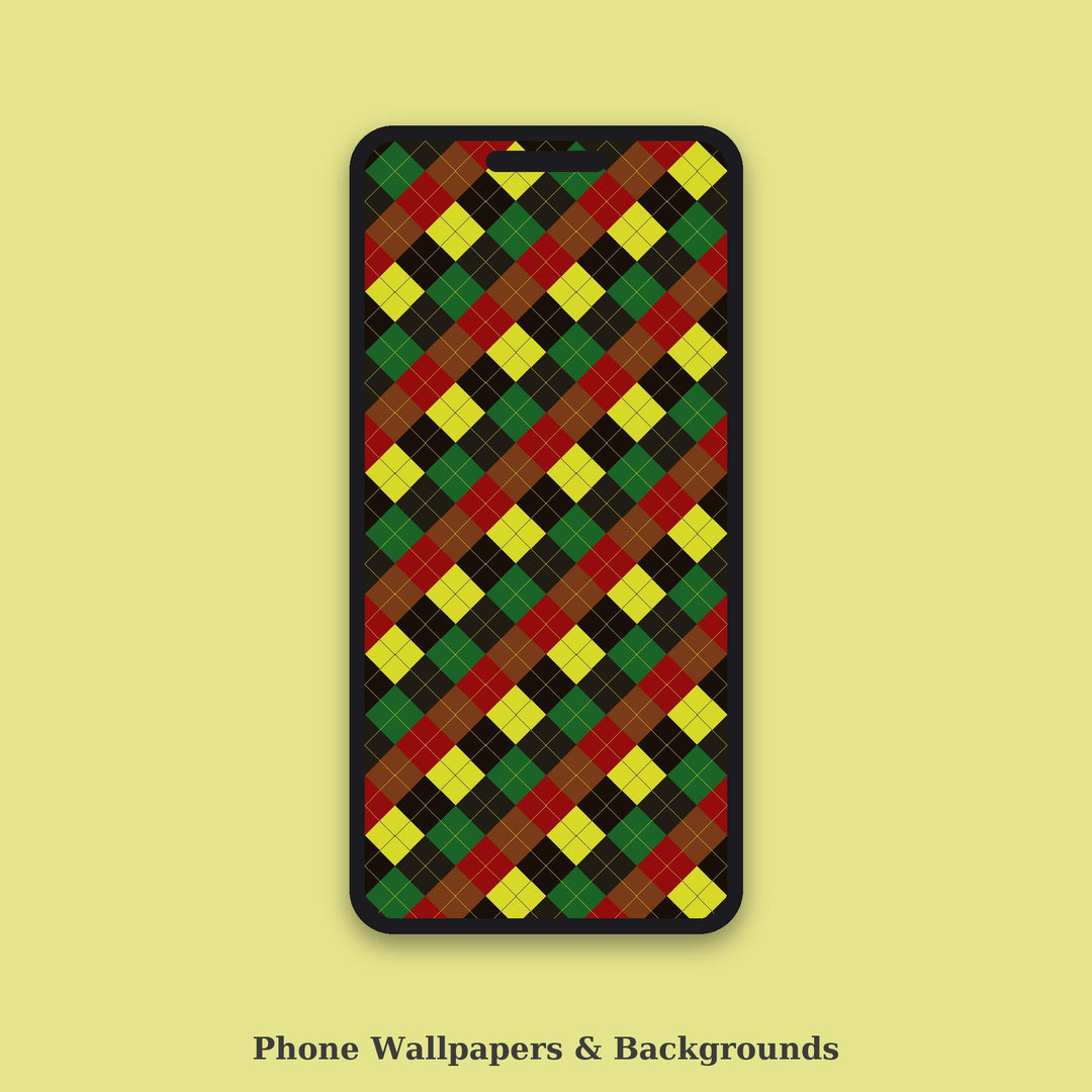 Expressionism Argyle Seamless Pattern | Multi-Color Expressionism Argyle | .png .jpg .svg .pdf .pat | Digital Paper